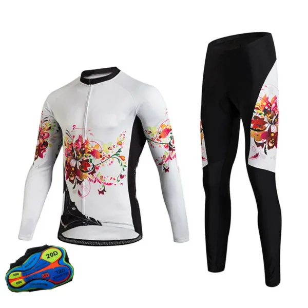 Long Sleeve Bike Jerseys With Pants For Men Latest Autumn Winter Cycling Sets Pro Team Racing Sportswear Bicycle Suits Uniform