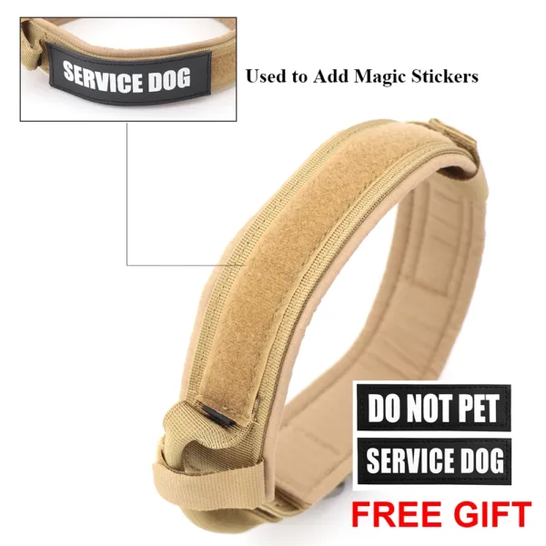 Dog Training Collar Adjustable Tactical Dog Collar And Leash Set Control Handle Pet Lead Collar For Small Big Dogs - Image 12