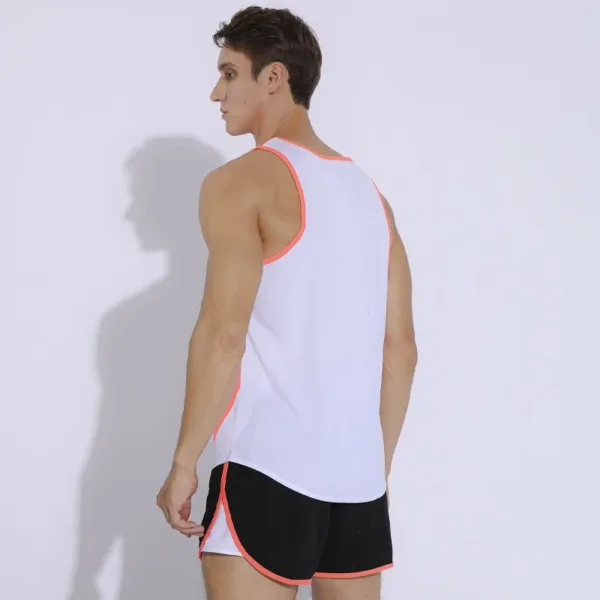 Men Running Sets Quick Dry Sprint Sports Jogging Uniform Vest Shorts Thin Marathon Outdoor Suits Track And Field Sets - Image 6