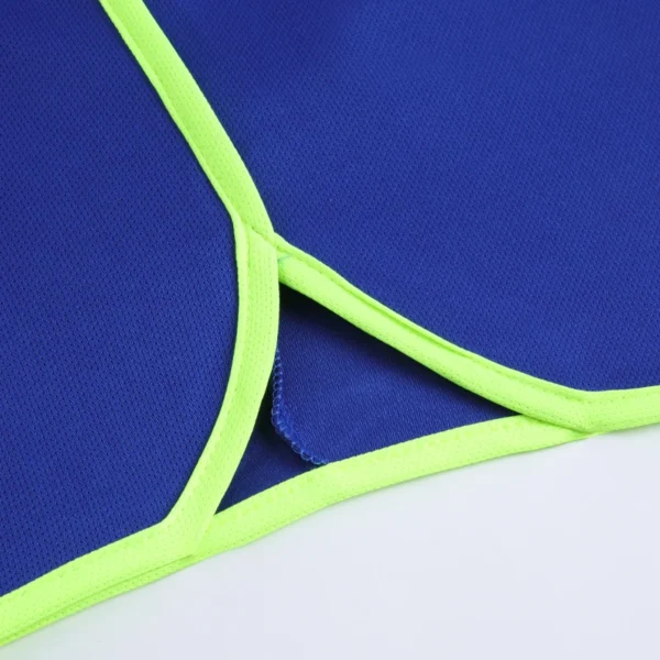 Men Running Tracksuits 2021 Track And Field Suits Quick Dry Marathon Athletics Sportswear Vest+Shorts Team Sport Set - Image 7