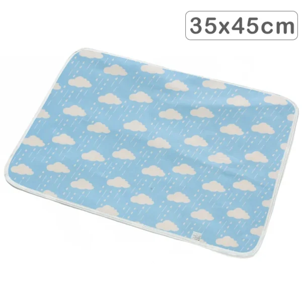 30x40/35x45cm Baby Reusable Mattress Waterproof Diapering Changing Pads Cotton Washable Newborn Mattress Baby Changing Mat