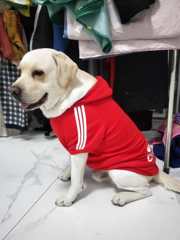 XS-9XL Adidog Pet Dog Clothes for Small Medium Big Large Dogs Cotton Hooded Sweatshirt Hot Selling Warm Two-Legged Pets Jacket - Image 6