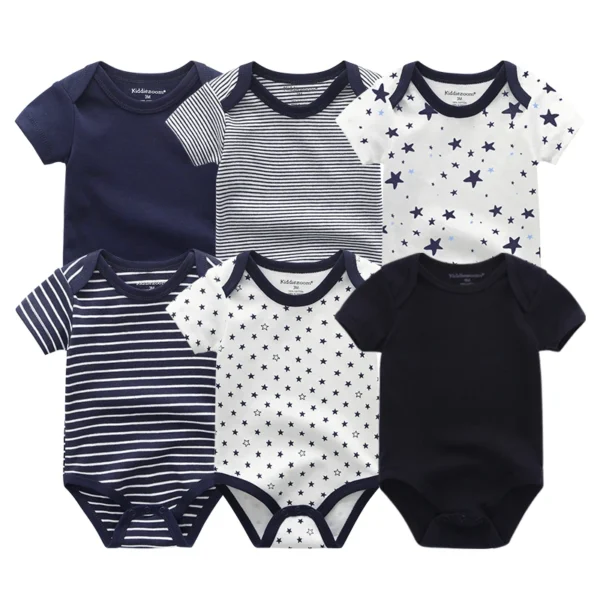 Baby Girl Jumpsuit 6Pcs/Lot Body Suit Spring Summer Toddler Boys Romper Cartoon Newborn Outfits Infant Clothes Set Cotton - Image 30