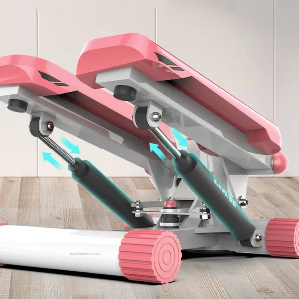 Multi-function Home Weight Loss Machine Cardio Stair Stepper with Resistance Bands, Portable Mini Fitness Stepper Stair Climber