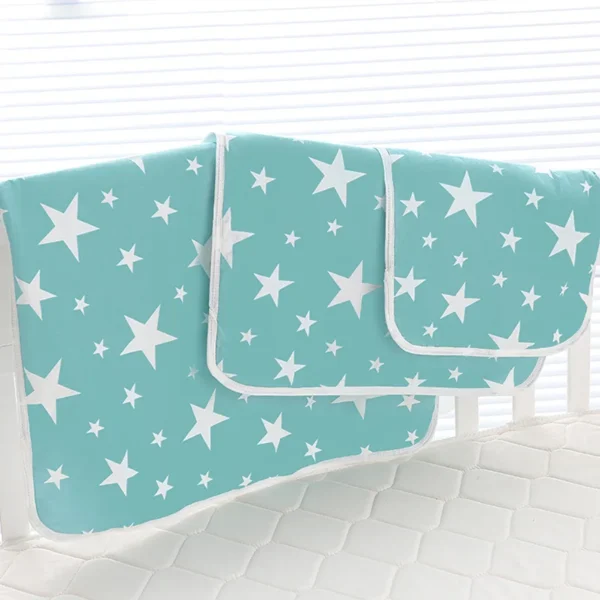 30x40/35x45cm Baby Reusable Mattress Waterproof Diapering Changing Pads Cotton Washable Newborn Mattress Baby Changing Mat - Image 12