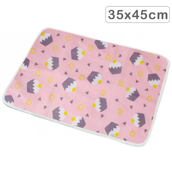 30x40/35x45cm Baby Reusable Mattress Waterproof Diapering Changing Pads Cotton Washable Newborn Mattress Baby Changing Mat - Image 14