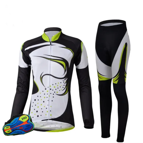 Long Sleeve Bike Jerseys With Pants For Men Latest Autumn Winter Cycling Sets Pro Team Racing Sportswear Bicycle Suits Uniform - Image 10