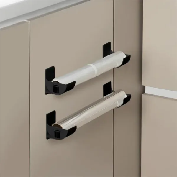 4PCS Wall Mounted Trash Bags Holder Garbage Bag Storage Box Organizer Plastic Bag Film Container Dispenser For Kitchen Shelf - Image 6