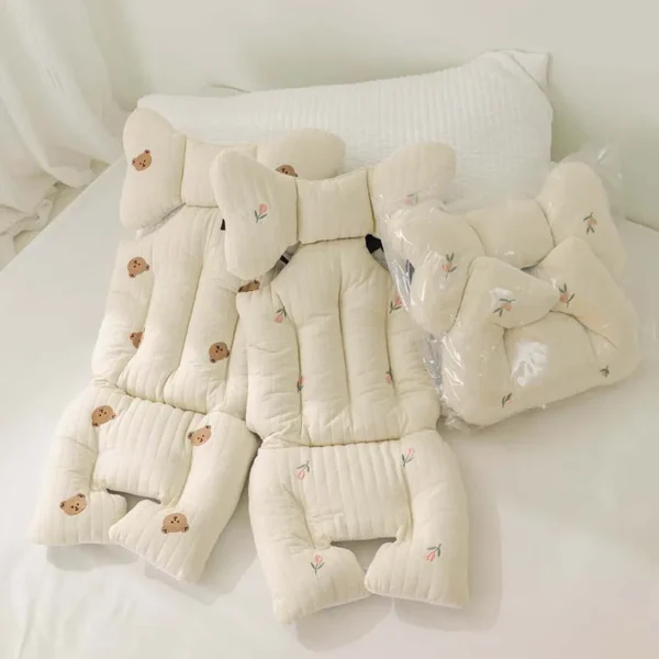 Thicken Baby Stroller Seat Cushion Pad for Car Puchair Liner Mat Cotton Breathable Cart Mattress Infant Newborn Pram Accessories - Image 5