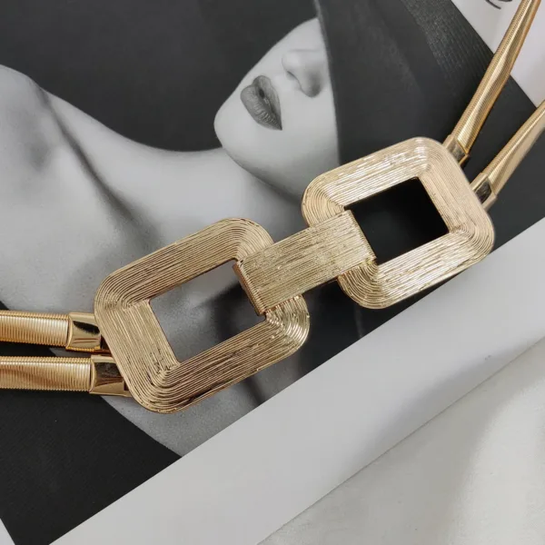 Luxury Gold Chain Belt - Image 3