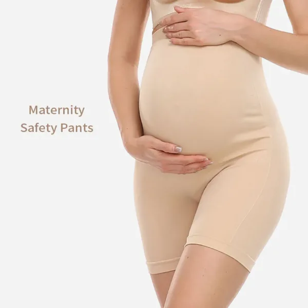 Stylish and Practical High-Waist Maternity Underwear for Pregnant Women in Late Trimester with Extra Belly Support Intimates - Image 9