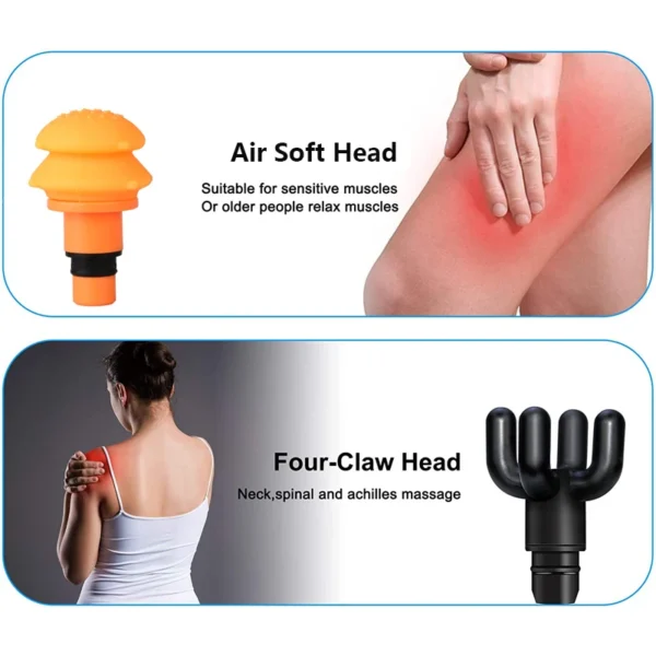 Various Styles of Fascia Gun Massage Head 19mm Caliber Universal Type - Image 22