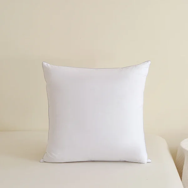 1 piece pillow, 8 sizes,100% cotton, soft and hard pillow, white goose feather filling pillow core pillow insert - Image 3