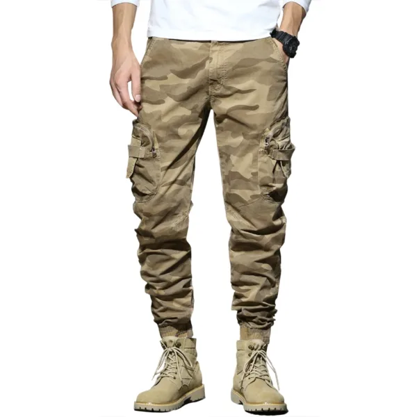 CAAYU Joggers Cargo Pants Men Casual Hiphop MultiPocket Male Trousers Sweatpants Streetwear Tactical Track KhakiCamouflage Pants - Image 4