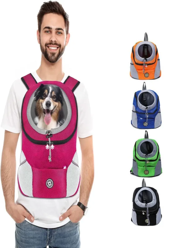 Pet Dog Carrier Bag Puppy Carriers Backpack For Dogs Travel Breathable Dog Bag Outdoor Dog Carrier Bag Pet Carrying Supplies - Image 11