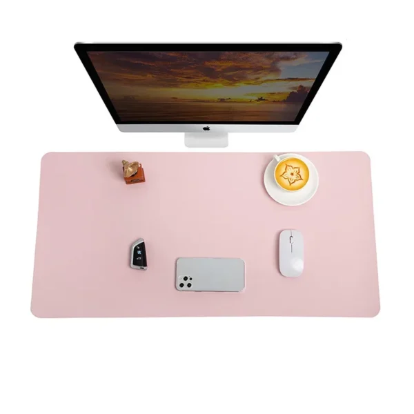 Large Mouse Pad Extra Big Non-Slip Desk Pad Waterproof PU Leather Desk Table Protector Gaming Mouse Mat for Game Office Work