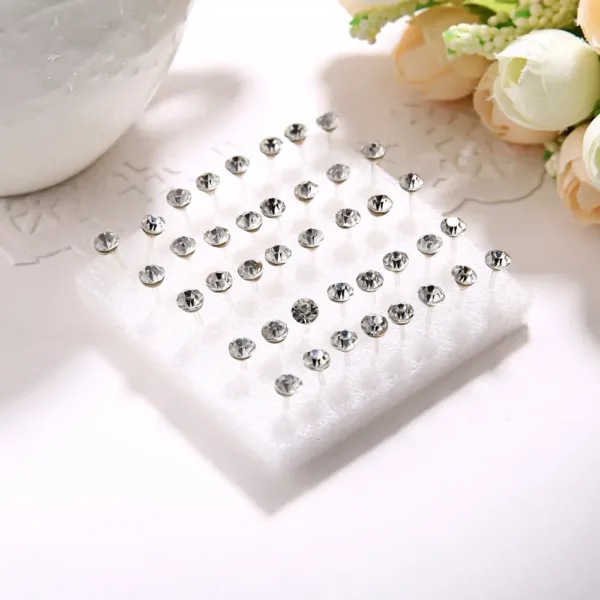 20-Pair Crystal Stud Set - Image 13