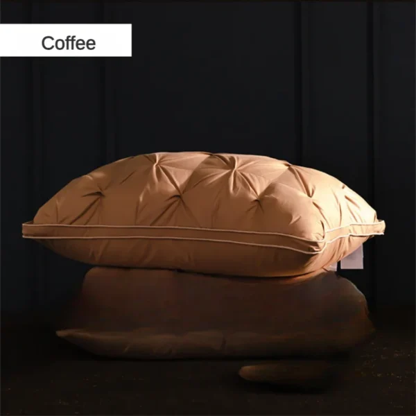 95% Goose Down Pillow White Cotton PillowCover Rectangle Bedroom Sleep 5-Star Hotel Pillow Low-Mid-high Pillows for Sleeping - Image 9