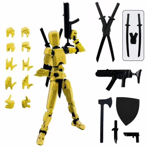13 Action Figure Titan Multi-articular Robot Toys Dummy 3D Printed Movable Shapeshift Robot Action Anime Figure For Boy Gifts - Image 17