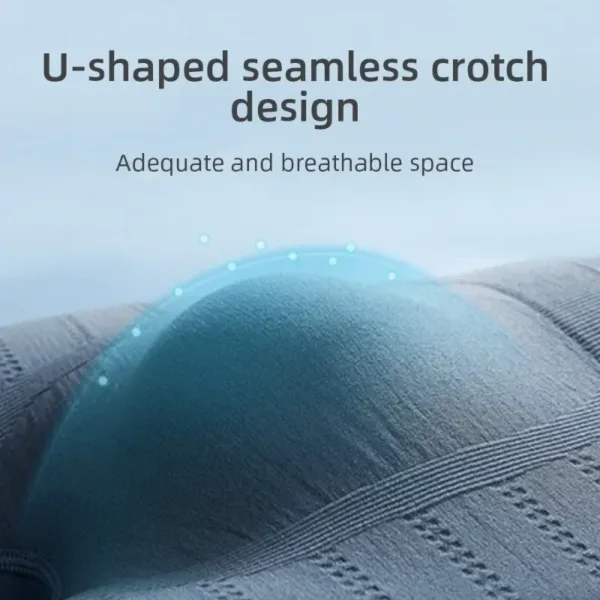 Man Underwear Boxer Organic Cotton Breathable Panties Seamless Soft Male Panties Flat Pants Comfortable Large Size Underpants - Image 3