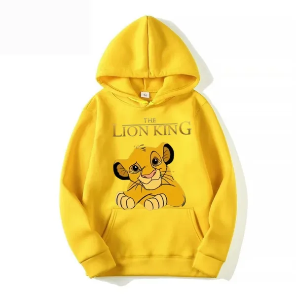 2024 New Disney The Lion King Women's Hoodies Tops Cartoon Fashion Sweatshirt Female Kawaii Clothes Autumn Streetwear Pullover - Image 2