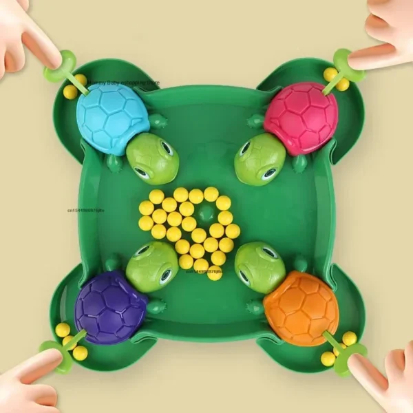 Hungry Turtle Board Games Turtle Snatching Bean Ball Table Game Kids Educational Toys Family Party Games Children Birthday Gifts - Image 6