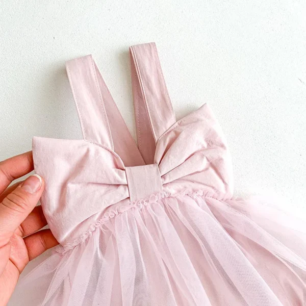 MILANCEL Summer Baby Dresses Toddler Girls One Piece Mesh Skirt Camisole Dress Newborn Clothes 0-2Y - Image 6