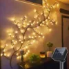 1PCS 96LED Tree and Vine Lamp USB/Solar Powered 8 Modes DIY Festive Tree Branch Lamp for Christmas Party Home Decorative Lights
