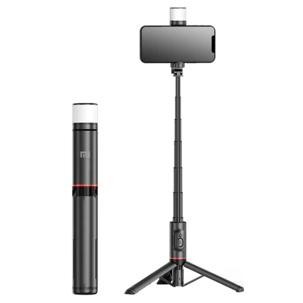 Xiaomi Selfie Stick Telescopic Rod Phone Tripod Mobile Stand Bluetooth Tripod Stand with Remote Control Ring Light Mini Tripod