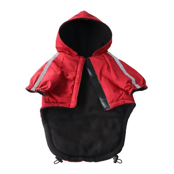 Winter Dog Clothes Warm Fleece Pet Dogs Jacket Reflective Waterproof For Small Medium Dogs Chihuahua French Bulldog Coat Pug - Image 8