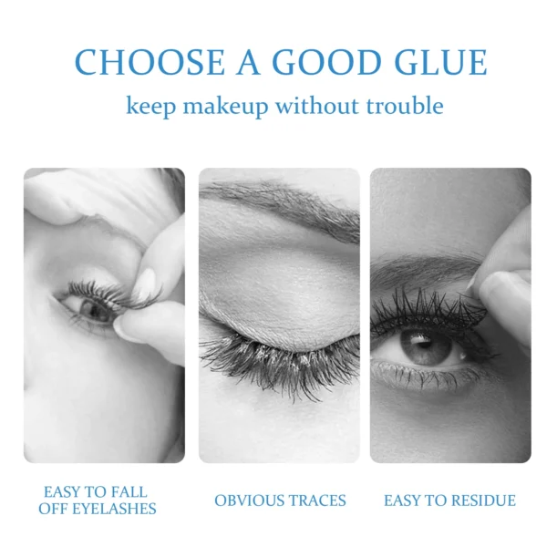 False Eyelash Glue Easy To Remove Strong, Mild And Non-irritating Lightweight Self-adhesive False Eyelash Glue Styling Adhesive - Image 3