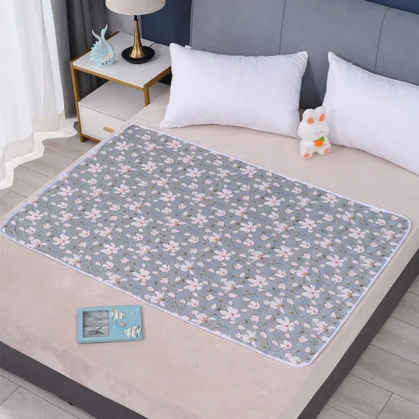 Washable Mattress Urine Mat for Baby Toddler Cartoon Bed Nappy Diaper Breathable Adult Elder Incontinence Bed Pad Changing Sheet - Image 4
