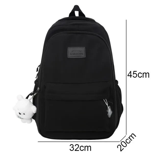 Trendy Waterproof College Backpack - Image 8