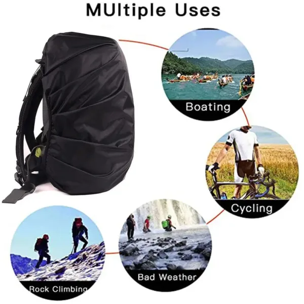 Backpack Rain Cover 30-40L Waterproof Outdoor Hiking Climbing Fishing Dust UV Protection Rain Cover Outdoor Accessories - Image 7