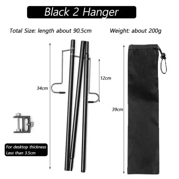 TARKA Camping Lantern Stand Tabletop Detachable Lantern Hangers Portable Light Holder Lighting Brackets Tourist Hiking Equipment - Image 2