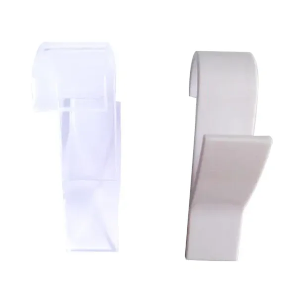 Kitchen Bathroom Hanger Clips Storage Racks White Clear Hanger Heated Towel Radiator Rail Clothes Scarf Hanger Hooks Holder - Image 8