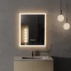 16x20 inch LED Lighted Bathroom Mirror with Anti-Fog, Wall Mounted Vanity Mirror with Smart Touch Button, Memory Function - Image 6