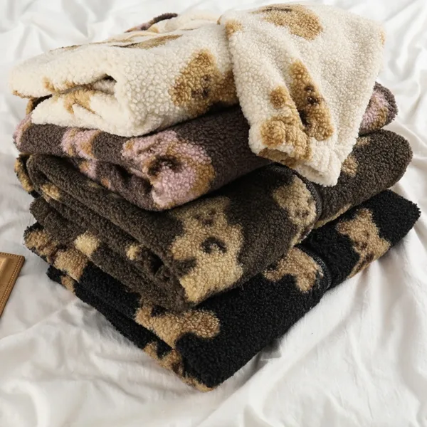 Cartoon Bear Lamb Hoodies Women's Wool Couple Jacket Casual Oversize Hoodie Winter Warm Tops Female Sweatshirt Cute Teddy Coats - Image 5