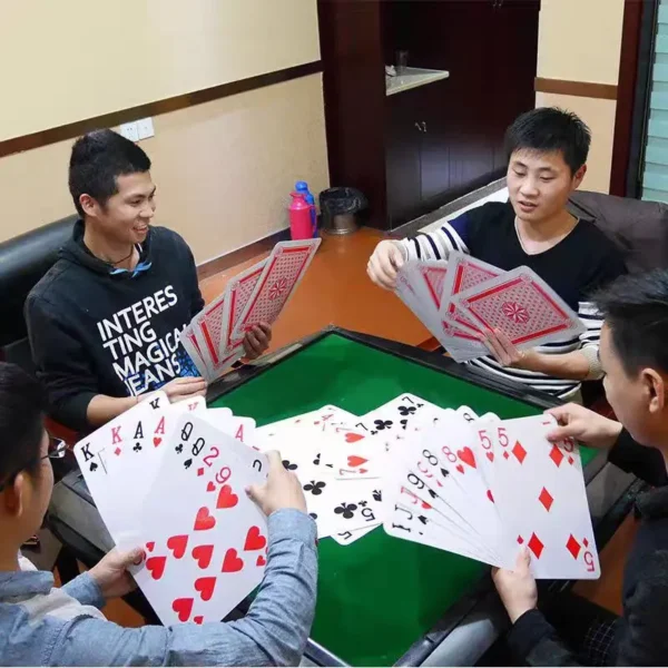 Oversized Super Jumbo Poker Playing Cards 4x Larger Travel Carnival Wedding Birthday Party Favors Family Board Games For Adults - Image 7