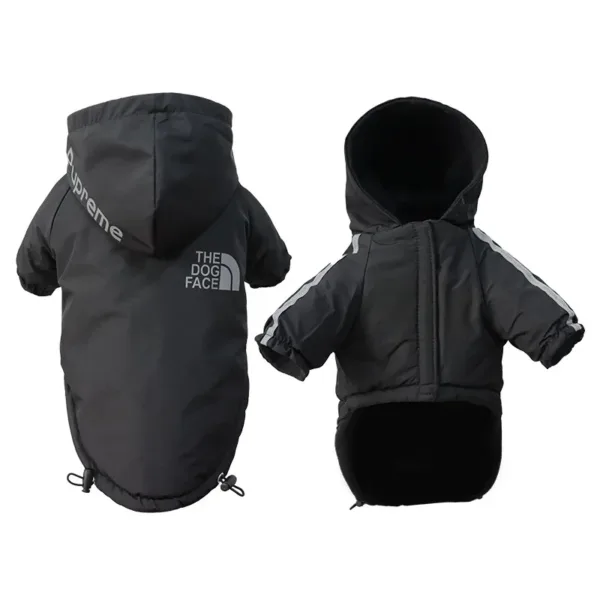 Winter Dog Clothes Warm Fleece Pet Dogs Jacket Reflective Waterproof For Small Medium Dogs Chihuahua French Bulldog Coat Pug - Image 6
