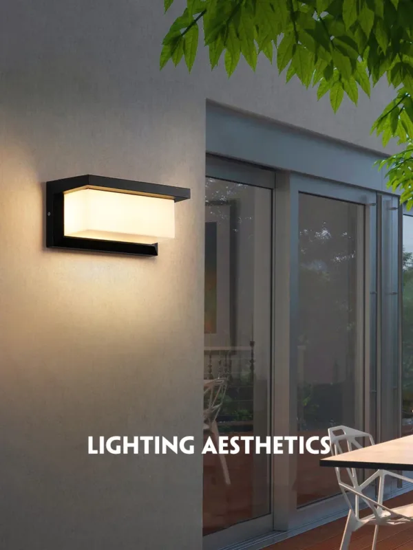 Led Outdoor Wall Light Waterproof IP65 Motion Sensor Led Outdoor Lighting Porch Lights Balcony Garden Lights Outdoor Wall Lamp - Image 3
