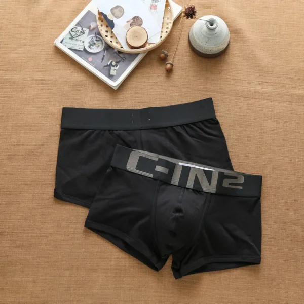 Brand Men's Underwear Sexy Cotton Fashion Trend Personality Comfortable Breathable Letters Youth Boxer Briefs Underpants