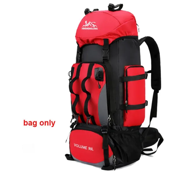 90L Waterproof Hiking Camping Backpack Trekking Bag Rucksack Large Capacity Travel Outdoor Sports Bags Camping Equipment Men - Image 14