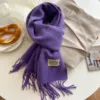 Luxury Winter Cashmere Women's Scarf - Image 2