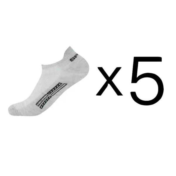 5 Pairs/Lot High Quality Men Ankle Socks Breathable Cotton Sports Mesh Casual Athletic Thin Cut Short Sokken Plus Size - Image 18