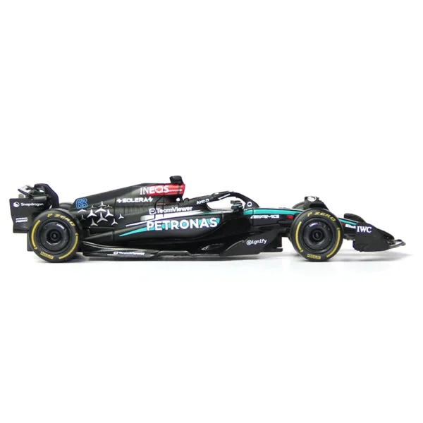 Bburago 1:43 Mercedes-AMG Petronas F1 Team W15 2024 #44 Hamilton #63 George Russell Alloy Car Die Cast Model Toy Collectible - Image 2