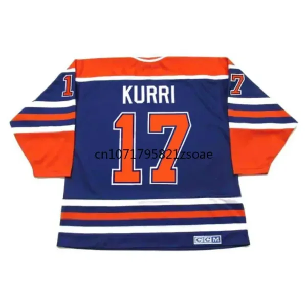 Wayne Gretzky Jersey Canada Edmonton Retro Ice Hockey Jerseys 17 Jari Kurri Jersey 7 Paul Coffey Jersey All Stitched Us M-3XL - Image 7