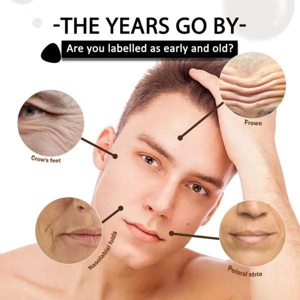 Hyaluronic Acid Cream Lifting Firming Fades Fine Lines Hydration Moisturizer Collagen Face Cream For Men Skin Care Products 30g - Image 5