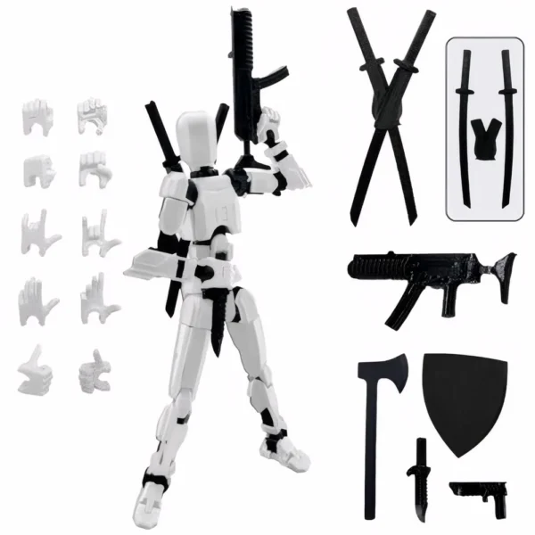 13 Action Figure Titan Multi-articular Robot Toys Dummy 3D Printed Movable Shapeshift Robot Action Anime Figure For Boy Gifts - Image 2