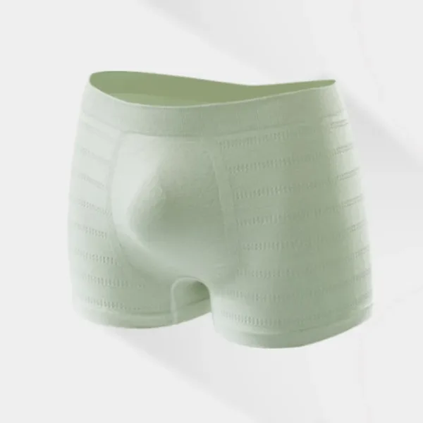 Man Underwear Boxer Organic Cotton Breathable Panties Seamless Soft Male Panties Flat Pants Comfortable Large Size Underpants - Image 4
